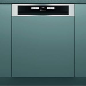 Bauknecht BBO 3O41 PLT Integrierbarer Geschirrspüler 60 cm /14 Maßgedecke /10 Standardprogramme und 1 Sensorprogramm/PowerClean/ActiveDry/Besteckschublade/Vollwasserschutz, Einbau, Edelstahl