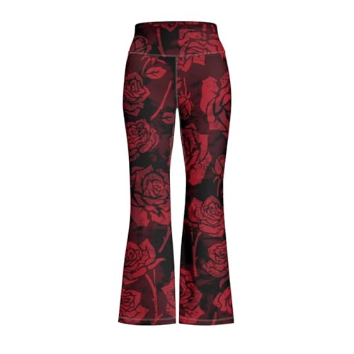 Dolyues Girls Flare Leggings Kids Bell Bottom High Waisted Flare Yoga Pants for Dance Activewear Size 5-14 Years2