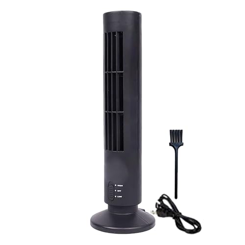 Ventilador de torre sin aspas para dormitorio, simula el viento natural, bajo nivel de...