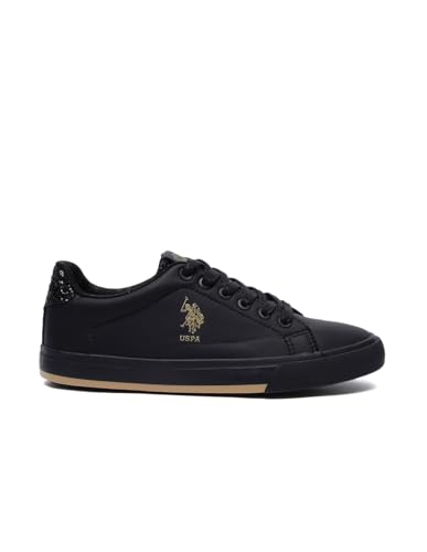 Image of U.S. Polo ASSN. Beverly 3.0 Black Sneakers Shoes with Premium Upper