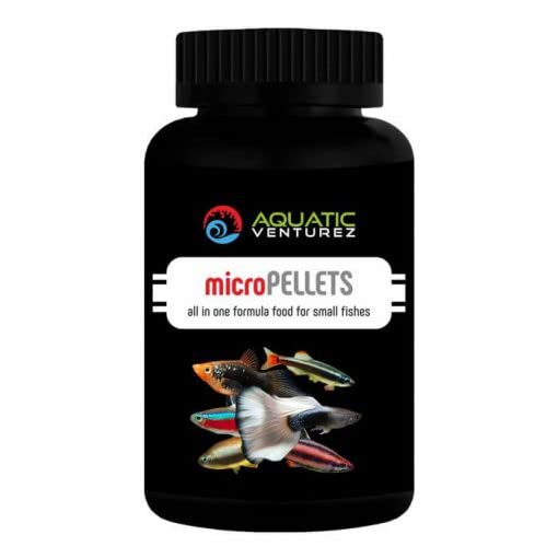 Best Fish Food for - Guppy/Micro Pellet/Small Mouth Fish - Aquatic VENTUREZ Micro Pellets 30g - for Fast Growth and Color (B0BQR729S4) Amazon Price History, Amazon Price Tracker