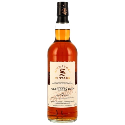 Glen Spey 2015 Signatory Vintage 100 Proof Edition Single Malt Whisky (1x0,7l)