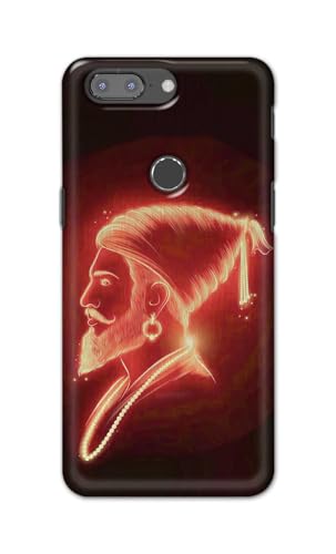 Image of PRINTFIDAA Printed Hard Back Cover Case for OnePlus 5T Back Cover (Chatrapati Shivaji Maharaj) -112
