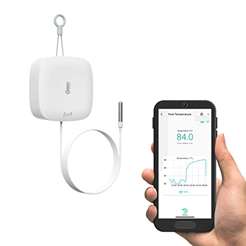YoLink Weatherproof Fluid, Air, Surface Extreme High/Low Temperature Sensor with Probe, 1/4 Mile Long Range, YoLink Hub Required by YoLink - Used condition - US$34.19