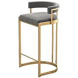 Repose-Pieds Intégré -- La chaise haute pour bar est dotée d’un repose-pieds intégré pour un confort supplémentaire, réduisant la fatigue des jambes lors d'une assise prolongée. Idéal comme tabouret de cuisine pratique au quotidien.