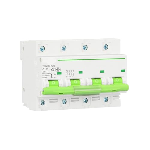 Disjoncteur courbe C TOM10 4 pôles 100A à haute capacité 10KA