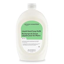 Amazon Essentials Liquid Hand Soap Refill, Aloe Vera, Moisturizing Formula, 50 Fl Oz, Pack of 1