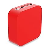 Cubierta de Polvo de Silicona para Mac Mini M4/M4 Pro Ordenador de sobremesa Manga Protectora Cáscara de Piel Suave a Prueba de Golpes Protección Completa para Mac Mini M4/M4 Pro (Rojo)