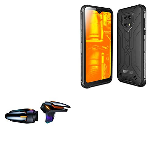 Gaming Gear for Blackview BV9800 Pro (Gaming Gear by BoxWave) - Touchscreen QuickTrigger Auto, Trigger Buttons Autofire Gaming Mobile FPS for Blackview BV9800 Pro - Jet Black