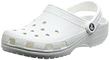 Cierre: Tira de tobillo Crocs Classic Clog, Zuecos, para Unisex Adulto, Blanco (White), 37/38 EU