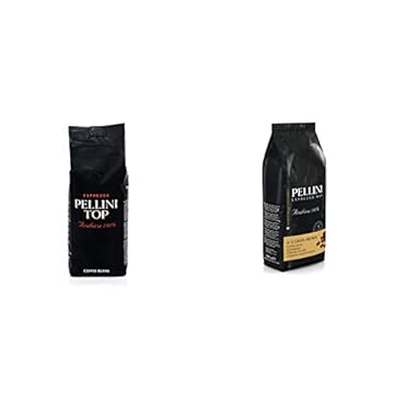 Pellini Caffè in Grani Top Arabica 100%, 1 Confezione, 500 g & Caffè in grani Espresso Gusto Bar N. 3 gran Aroma, 1 Confezione da 1 kg