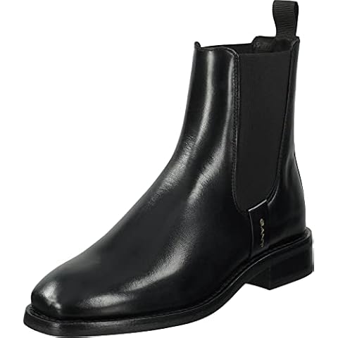 GANT Women's Fayy Chelsea Boot, Black, 6 UK Cover