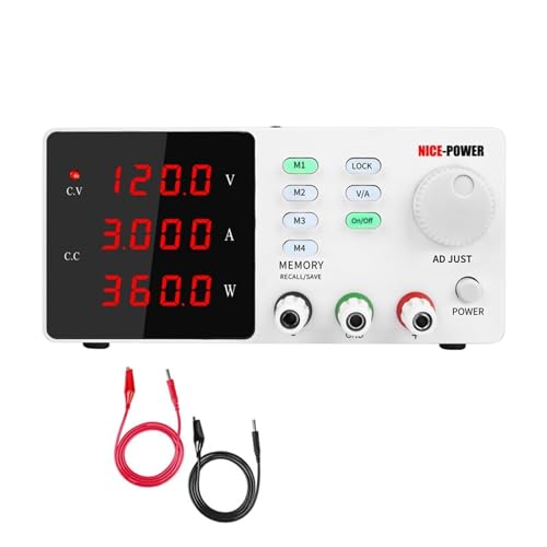 Alimentation DC variable 30V 10A SPPS-S1203 pour le dépannage de matériel et charge de batterie