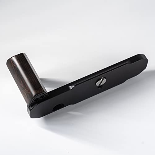 Soporte de madera en L para cámara Nikon FM2 FM FM3A FE FE2 placa base de aleación de aluminio