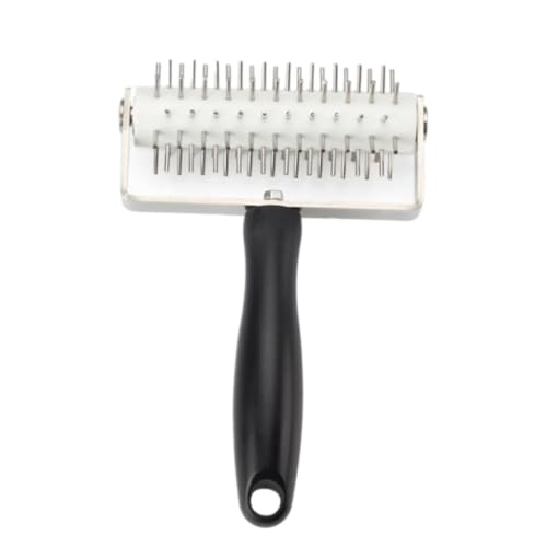 MAGICLULU 1 Pc ponche de pizza lata de pan con tapa estibador rodillo en chopping board sartenes herramientas para hornear pizzas rodillo para ampollas de pizza el plastico Black
