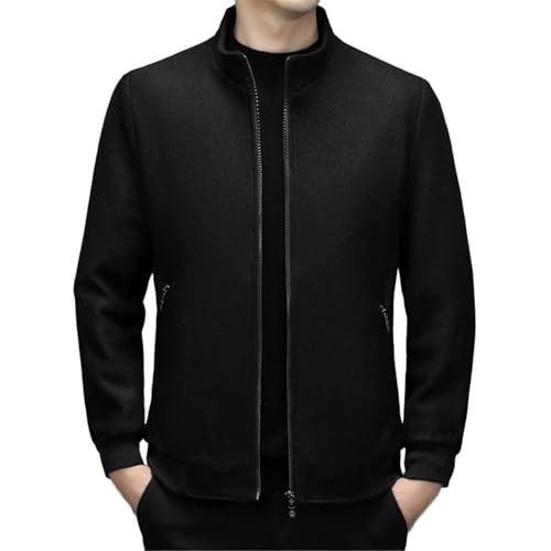 Spring and Autumn Men's Jacket, Collar Casual Middle-aged and Elderly Professional Dad's Suit