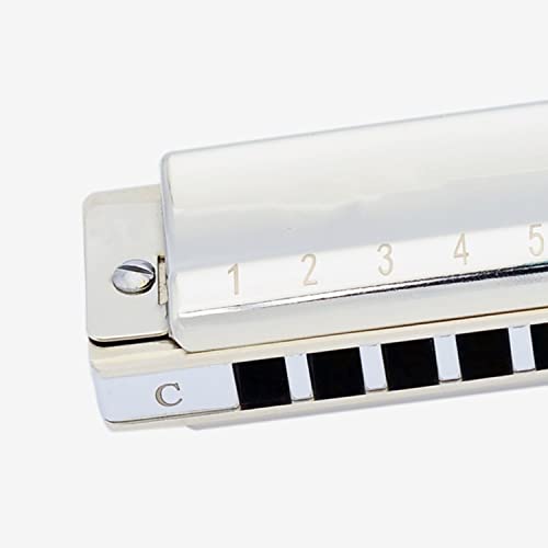 MEIeynt Harmonica Blues en C, 10 Trous Blues Harp Orgue à Bouche Harmonica Diatonique C Key avec Étui, Harmonicas pour… - Les Beatles, Paul McCartney, John Lennon, RIngo Starr, George Harrison MEIeynt Harmonica Blues en C, 10 Trous Blues Harp Orgue à Bouche Harmonica Diatonique C Key avec Étui, Harmonicas pour… – Image 6