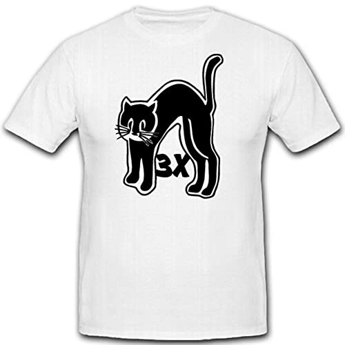 T-shirt Chat Noir Tour blanc marine U48 u564 Copytec 4XL
