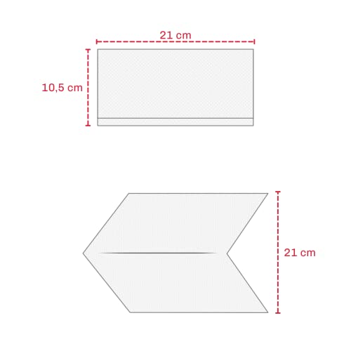 Essentials HT3000 C-Fold Hand Towel, White, Pack of 2400