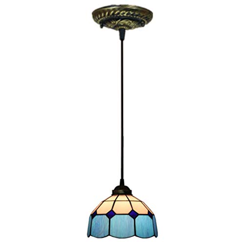 Lumière de plafond en verre pour salle à manger et cuisine vintage 8"