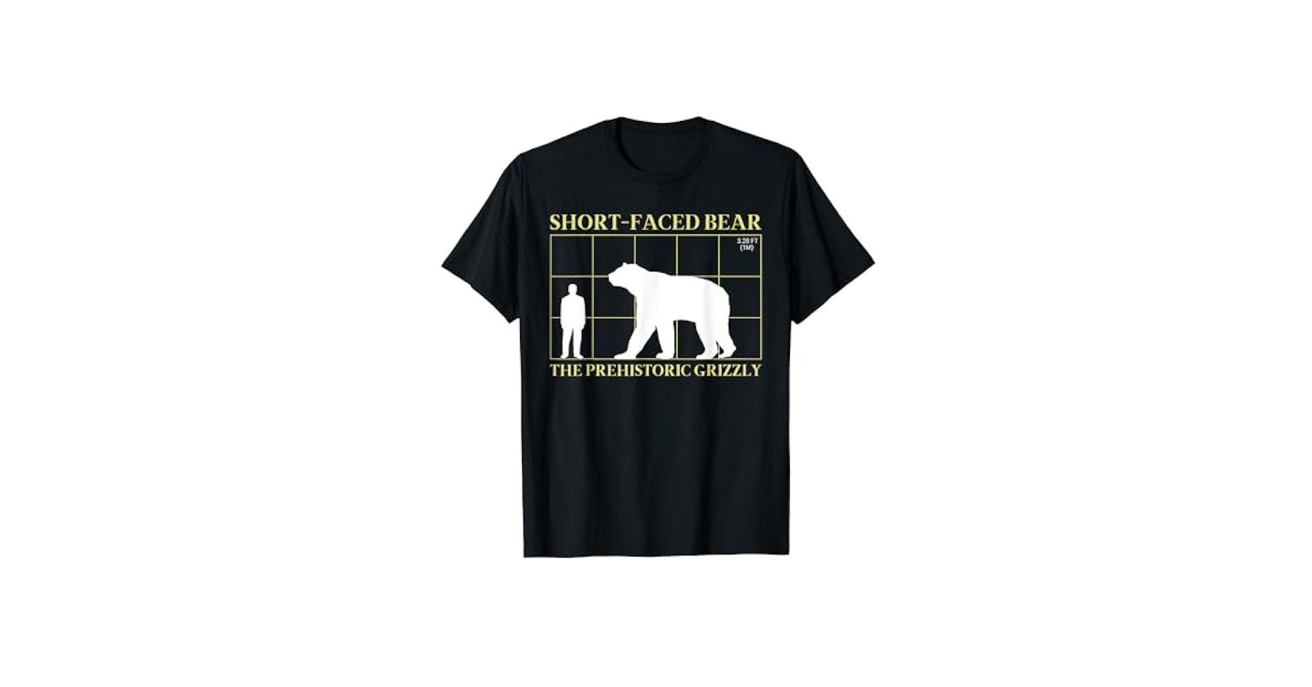 溶けベア♡Tシャツ men's men and women bear print loose short sleeveT-shirt