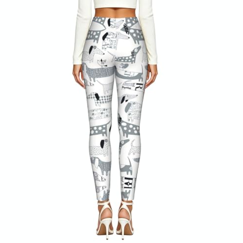 Leggings de perro salchicha ropa de gimnasio de mujer mallas deportivas elasticas 3