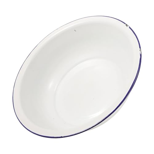 Bassine en émail vintage pour bain de pieds et nettoyage visage OSALADI