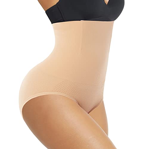 Image of Werena Tummy Control Shapewear Underwear for Women High Waisted Body Shaper Panties Shaping Briefs