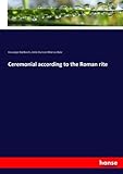 baldeschi tende da sole  Ceremonial according to the Roman rite