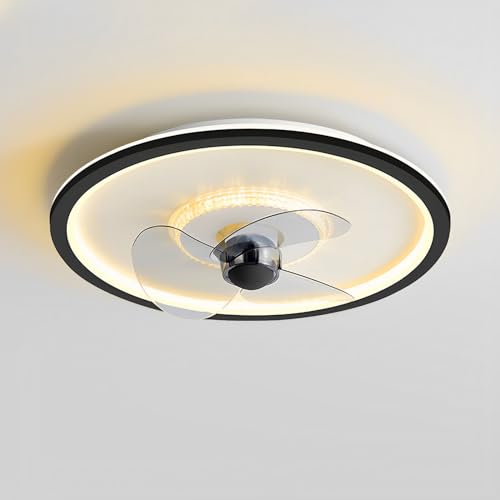 Plafonnier LED 112W avec ventilateur moderne réglable par télécommande - 2
