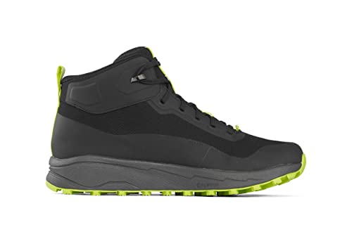 Icebug Mens Haze Mid Biosole Gtx Midcut Hiking Shoe With Grip Sole, Black/Poison, 10.5 #TOP2