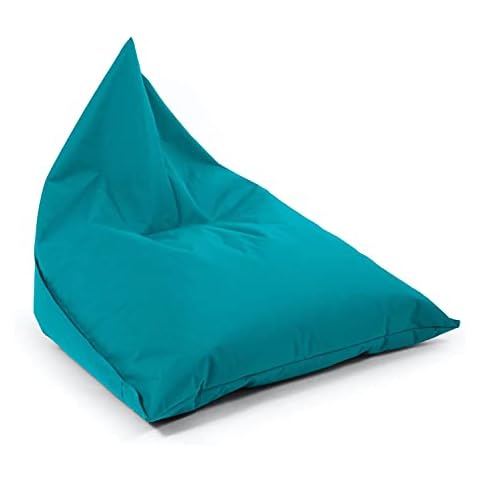 mokebo® Indoor & Outdoor Sitzsack für Balkon & Garten 'Der Schlitten', Bean Bag mit EPS-Perlen Füllung Cover