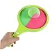 Abaodam 1 Set Sticky Ball Plaything for Kids - Toss and Catch Ball Set with Rackets for Beach Playground - Coordination Training