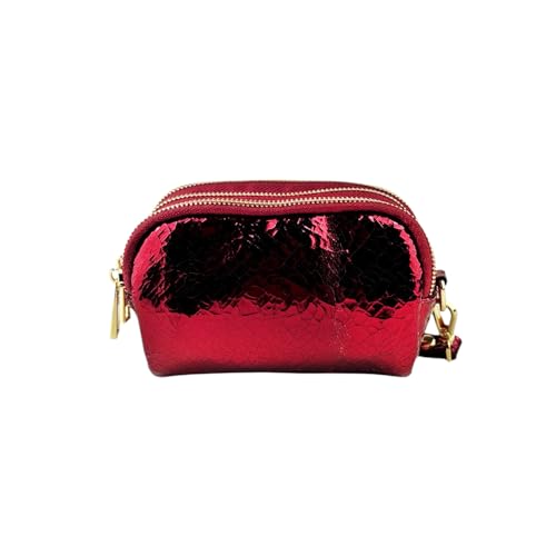 Porte-monnaie Cortina rouge en cuir véritable une idée cadeau d'exception