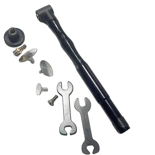 90 Degree Elbow Grinder Metal Flexible Shaft Rotary Tool, Micro Grinder Pencil Rotary Polishing Machine for Cutting Engraving Polishing Black,One Size