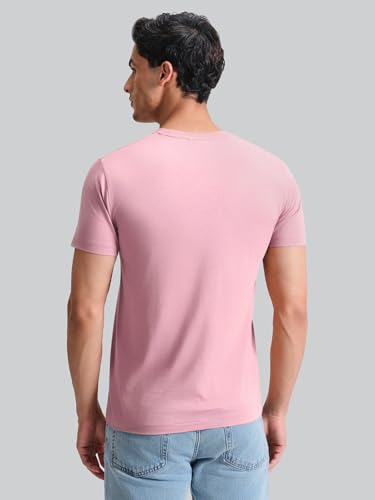 Image of XYXX Men's Iconique Solid Supima Cotton Slim Fit T-Shirt | Super Soft Half Sleeve Tshirts with Superior Colour Retention