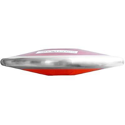 SPORTAXIS Transparent Discus Throw - 1 KG, 83% Rim Weight, Steel Rim - Ideal for Beginners & Intermediates in Track & Field - Enhance Your Discus Throwing Skills Performance Enhancer