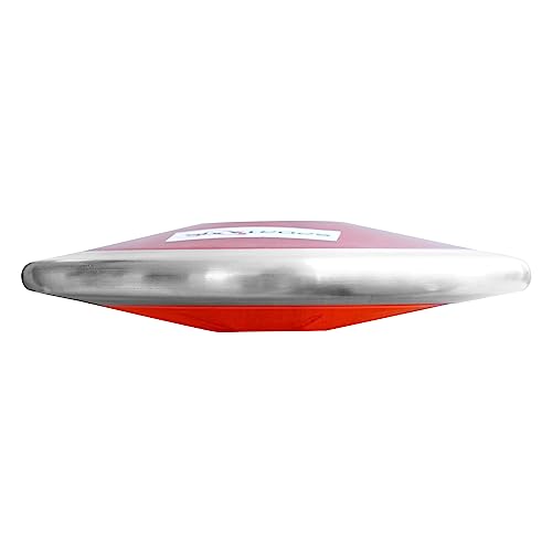 SPORTAXIS Transparent Discus Throw - 1 KG, 83% Rim Weight, Steel Rim - Ideal for Beginners & Intermediates in Track & Field - Enhance Your Discus Throwing Skills – Performance Enhancer - Red by SPORTAXIS - Image 4