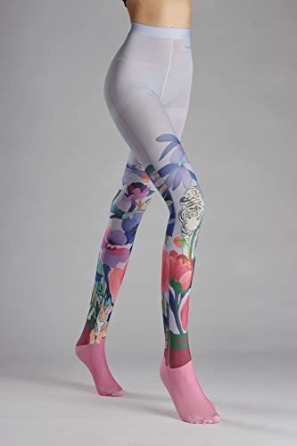 Image of Sahabowi Women Tights, Sheer High Waist Pantyhose, Vintage Control Top Stockings