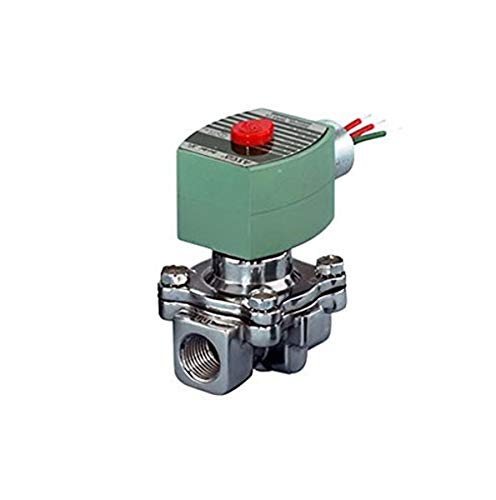 ASCO 8215G030-120/60,110/50 Aluminum Body Direct Acting/Piloted Solenoid Valve, 3/4