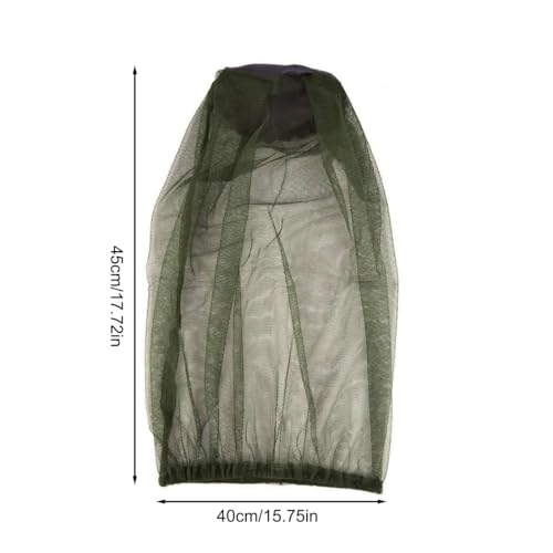 Mosquito Head Net Hat, Sun Protection Bug Face Mask, Fine Mesh Insect Netting for Fishing, Camping, Beekeeping miniatura 2