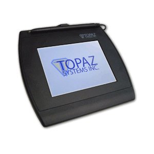 Tableta digitalizadora Topaz Systems T-LBK57GC-BHSB-R con pantalla TFT VGA de 5,7 pulgadas, retroiluminación dual USB/serie, para firmas biométricas y forenses miniatura 1