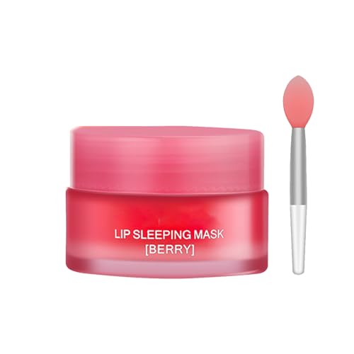 MEITREND Feuchtigkeitsspendende Lippenmaske, Lippenpflege Mask, Lip Sleeping Mask, Lippenbalsam Lippenschlafmaske für Lippenpeeling und Reduzieren Feine Linien (Berry)