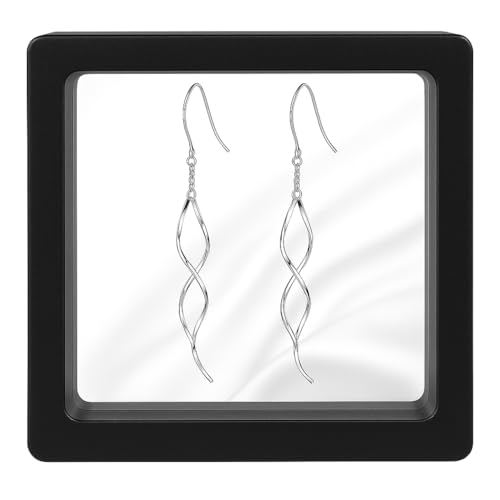 Lista de Aretes Largos - los preferidos. 44 Aretes de Plata 925 Pendientes para Mujer, Aretes Largos Hipoalergénico Fiesta Joyería para Mujer Plata, Regalos para Mamá Esposa Novia Hermana Amiga con Cajita de Regalo, Listo...