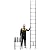 Aluminum Telescoping Ladder for Rooftop/RV Heavy Duty Extendable 10FT 8m 7m 6m 5m 4m 2m Folding Telescopic Extension Ladder with 330 lbs Load Capacity