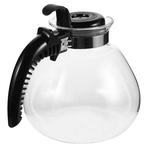 Operitacx Cafetera de Vidrio Resistente al Calor Adecuado para Preparar Café y Té con Asa Segura y Diseño Elegante Tetera con Filtro Fácil de Usar para Cocina