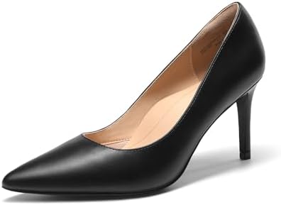 DREAM PAIRS Women's High Heels Pump Closed Pointed Toe Slip On St...