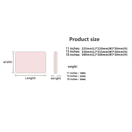 Bolsa protetora para laptop de 13 a 15 polegadas, capa para notebook Ultrabook impermeável para MacB
