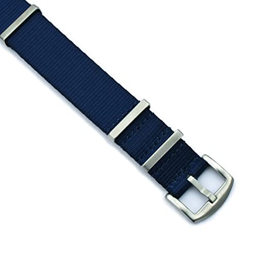 Image of WAMD Seat Belt NATO Watch Straps /Bands - 18mm,20mm,22mm and 24mm Nylon Watch Straps for Watches - Multicolour Options