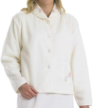 SlenderellaPolar Fleece Buttoned Bedjacket